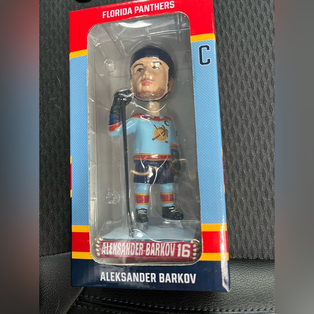 Florida panthers Aleksander Barklov bobble head